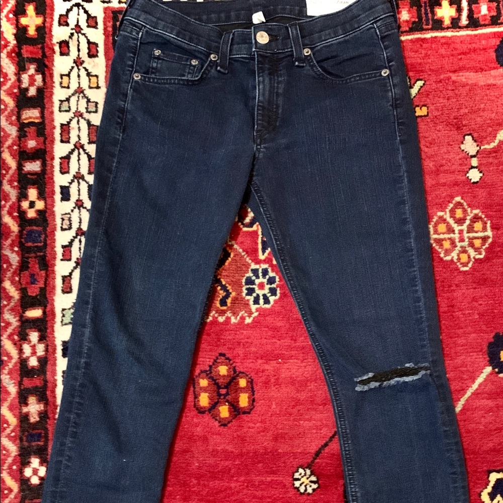 Rag and BoneTerra Blues skinny jeans.